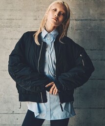 BAYFLOW（ベイフロー）の「≪予約≫撥水&軽量&ユニセックス/エアサーマルMA-1（ジャケット/アウター）」