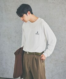 BAYFLOW（ベイフロー）の「ワンポイントロゴTシャツ（トップス）」