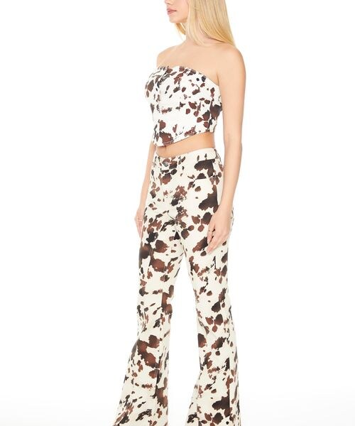 FOREVER 21（フォーエバー トゥエンティーワン）の「カウ柄チューブトップ（その他・ブラウン53・S/M）」の7枚目の写真