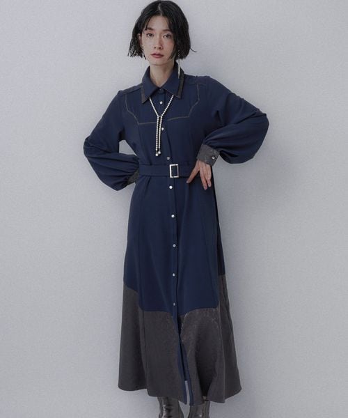 HARE（ハレ）の「アソートキリカエダブルカラーワンピース（）」 - WEAR