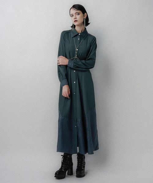HARE（ハレ）の「アソートキリカエダブルカラーワンピース（）」 - WEAR