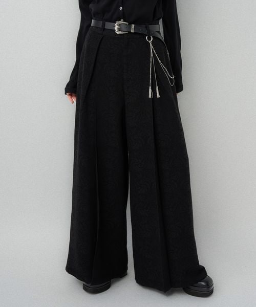 VINTAGEジャガードワイドパンツ