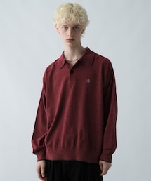 HARE（ハレ）の「ロゴモールニットポロ（トップス・メンズ）」