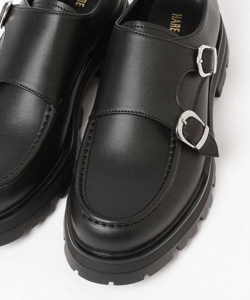HARE（ハレ）の「ラギットソールダブルモンクシューズ（）」 - WEAR