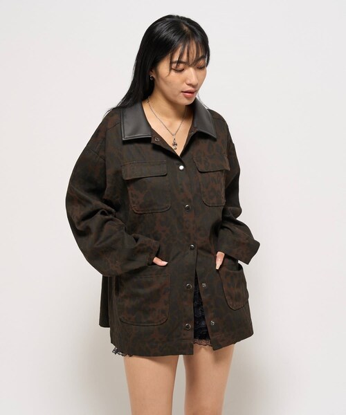 美品　KITH レオパード　カバーオール　アウター WHO'S WHO gallery（フーズフーギャラリー）の「レオパード