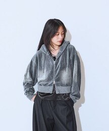 JEANASIS（ジーナシス）の「ベロアチビフーディ（その他）」