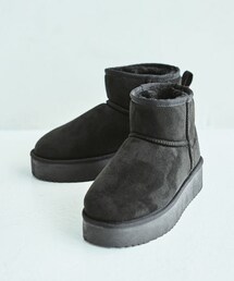 LAKOLE（ラコレ）の「アンクルフェイクムートンブーツ（その他）」