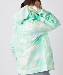 FILA（フィラ）の「ニコちゃん×タイダイ柄ラッシュガード パーカー｜ペアテックス（その他）」