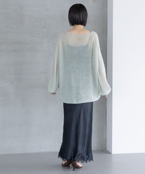 A part by(アパートバイ)の「カトリーヌサテンキャミワンピース(ワンピース/ドレス・レディース・アイボリー 08/ボルドー 38/ネイビー 88・FREE)」の16枚目の写真