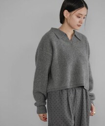 A part by（アパートバイ）の「CNラクーンコンエリツキニット/WEB先行予約（トップス）」