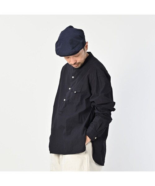 45R（フォーティファイブアール）の「コンパクトダンプの908オーシャン馬風シャツ（再び）（その他・レディース・02-シロ/12-ベージュ/62-カーキ/75-ネイビー・02-S/04-L）」の12枚目の写真