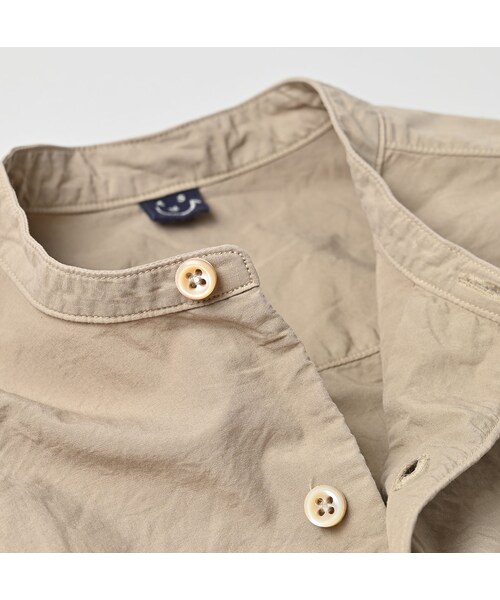 45R（フォーティファイブアール）の「コンパクトダンプの908オーシャン馬風シャツ（再び）（その他・レディース・02-シロ/12-ベージュ/62-カーキ/75-ネイビー・02-S/04-L）」の18枚目の写真