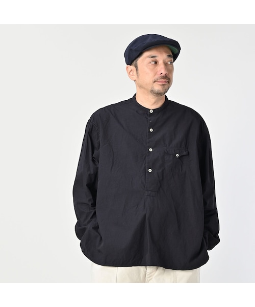 45R（フォーティファイブアール）の「コンパクトダンプの908オーシャン馬風シャツ（再び）（その他・レディース・02-シロ/12-ベージュ/62-カーキ/75-ネイビー・02-S/04-L）」の11枚目の写真