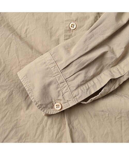 45R（フォーティファイブアール）の「コンパクトダンプの908オーシャン馬風シャツ（再び）（その他・レディース・02-シロ/12-ベージュ/62-カーキ/75-ネイビー・02-S/04-L）」の20枚目の写真