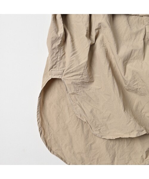 45R（フォーティファイブアール）の「コンパクトダンプの908オーシャン馬風シャツ（再び）（その他・レディース・02-シロ/12-ベージュ/62-カーキ/75-ネイビー・02-S/04-L）」の21枚目の写真