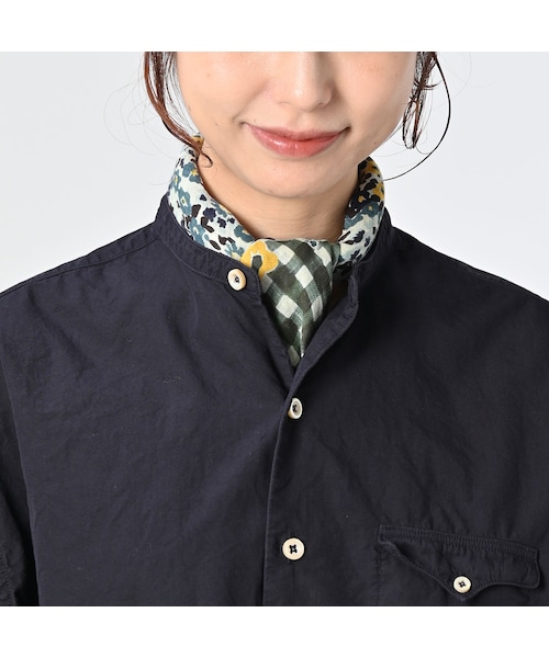 45R（フォーティファイブアール）の「コンパクトダンプの908オーシャン馬風シャツ（再び）（その他・レディース・02-シロ/12-ベージュ/62-カーキ/75-ネイビー・02-S/04-L）」の14枚目の写真