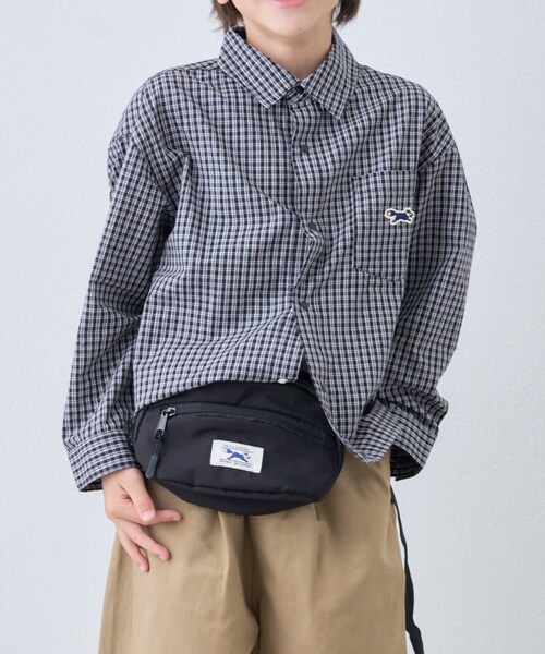 CIAOPANIC TYPY(チャオパニックティピー)の「【KIDS】【FOX×TYPY】ウエストポーチBAG(ボディバッグ/ウエストポーチ・レディース・ピンク/ブラック/グリーン・ONE)」の2枚目の写真