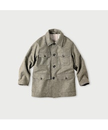 45R（フォーティファイブアール）の「ギマツイード刺繍コート