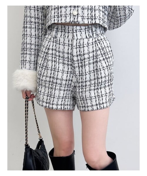 INGNI（イング）の「ツイードショートパンツ（パンツ・レディース・ｵﾌｸﾛ/ﾂｲｰﾄﾞ/ｸﾛｵﾌ/ﾂｲｰﾄﾞ・F）」の11枚目の写真