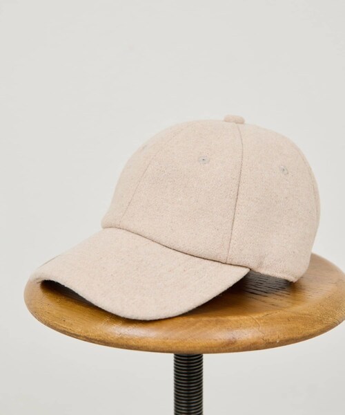 GALLARDAGALANTE(ガリャルダガランテ)の「【近日予約開始】メルトンキャップ(キャップ・レディース・グレー/ライトベージュ・F)」の2枚目の写真