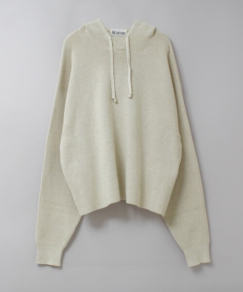 【10月上旬納期】K2726 ワッフルニットフーディー