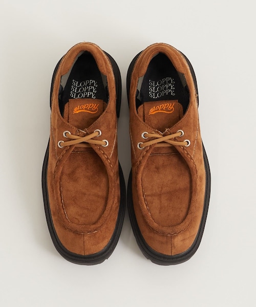 WHO'S WHO gallery（フーズフーギャラリー）の「【SLOPPY/スロッピー】配色厚底ローファー（その他シューズ・レディース・ブラウン/ブラック/キャメル・L/M）」の3枚目の写真