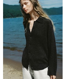 LIDNM | Alpaca Knit Shirt Cardigan(カーディガン/ボレロ)