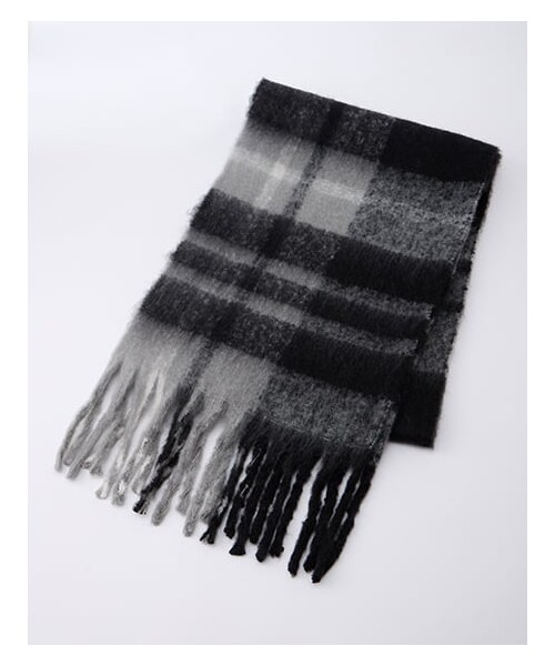 INGNI（イング）の「チェックボリュームストール（その他・レディース・ｸﾞﾚｰ/ﾋﾟﾝｸ/ﾍﾞｰｼﾞｭ・-）」の3枚目の写真