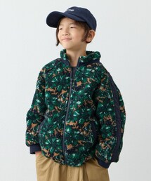 CIAOPANIC TYPY（チャオパニックティピー）の「【WEB限定】【KIDS】【ユニセックス】総柄ボアブルゾン（ジャケット/アウター・キッズ）」