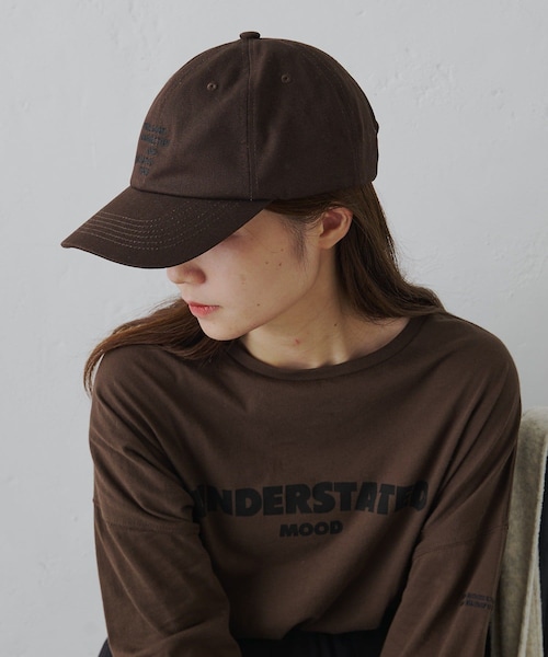 PUAL CE CIN（ピュアルセシン）の「【F&B】ロゴ刺繍キャップ（キャップ・レディース・ベージュ/ブラウン/ブラック・FREE）」の3枚目の写真