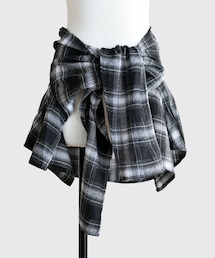 Marient | チェックシャツレイヤードウエストベルト(ベルト)