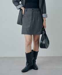 Lui's（ルイス）の「ヘリンボーンミニスカート（パンツ・レディース）」