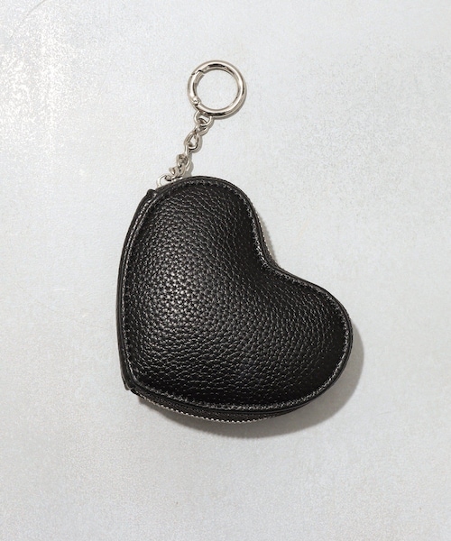 3coins（3coins）の「PUハート型ポーチキーホルダー（ポーチ）」 - WEAR