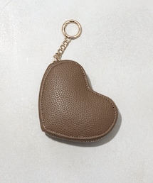 3coins | PUハート型ポーチキーホルダー(ポーチ)