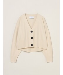 three dots（スリードッツ）の「フェルトセーター カーディガン（その他）」