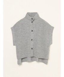 three dots（スリードッツ）の「ウールカシミヤ ボタンベスト（その他）」