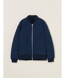 three dots（スリードッツ）の「エコペルボア リバーシブルブルゾン（その他）」