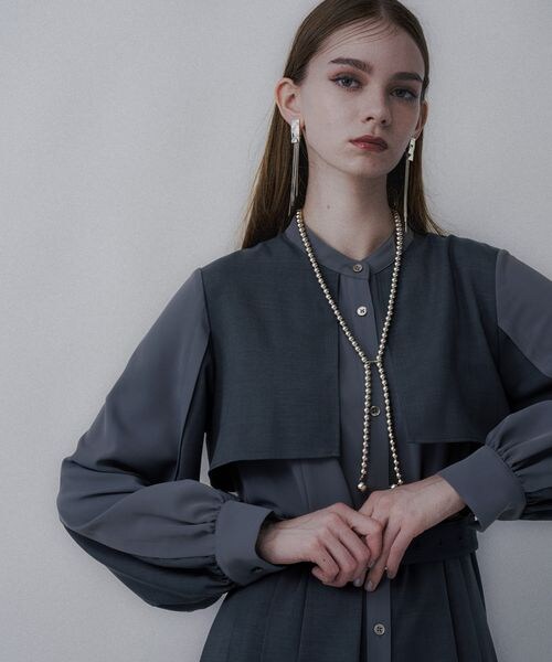 HARE（ハレ）の「マルチマテリアルプリーツワンピース（）」 - WEAR