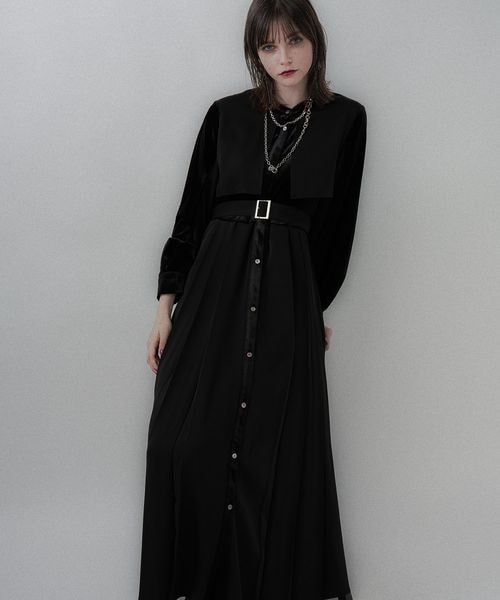 HARE（ハレ）の「マルチマテリアルプリーツワンピース（）」 - WEAR