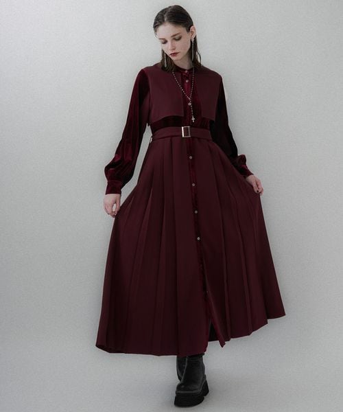 HARE（ハレ）の「マルチマテリアルプリーツワンピース（）」 - WEAR
