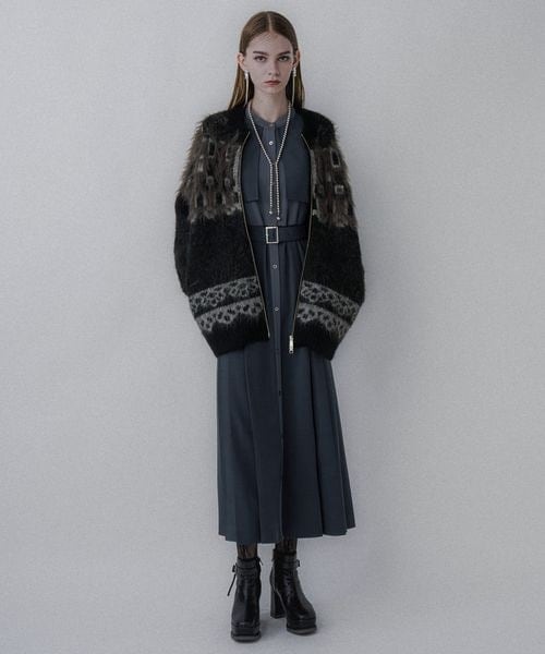 HARE（ハレ）の「マルチマテリアルプリーツワンピース（）」 - WEAR