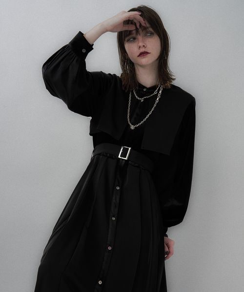 HARE（ハレ）の「マルチマテリアルプリーツワンピース（）」 - WEAR