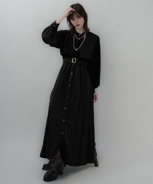 HARE（ハレ）の「マルチマテリアルプリーツワンピース（）」 - WEAR