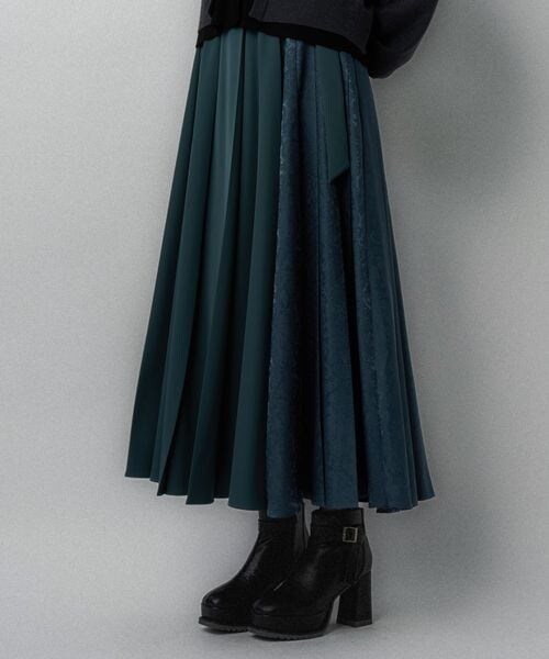 HARE（ハレ）の「アシメジャガードプリーツスカート（）」 - WEAR