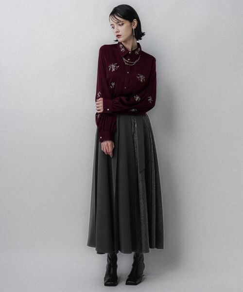 HARE（ハレ）の「アシメジャガードプリーツスカート（）」 - WEAR