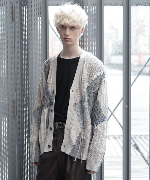 HARE（ハレ）の「ハイショクステッチニットカーディガン（）」 - WEAR