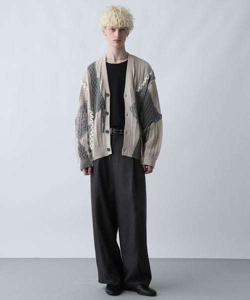 HARE（ハレ）の「ハイショクステッチニットカーディガン（）」 - WEAR
