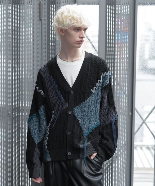 HARE（ハレ）の「ハイショクステッチニットカーディガン（）」 - WEAR
