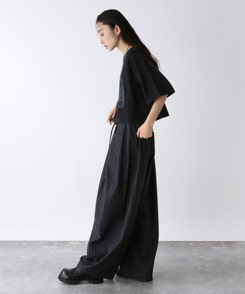 JEANASIS（ジーナシス）の「ウエストドロストコクーンパンツ（パンツ・レディース・ホワイト系その他(08)/ブラック(09)/ネイビー系その他(88)・S/M）」の19枚目の写真