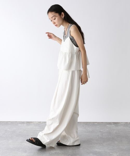 JEANASIS（ジーナシス）の「ウエストドロストコクーンパンツ（パンツ・レディース・ホワイト系その他(08)/ブラック(09)/ネイビー系その他(88)・S/M）」の12枚目の写真